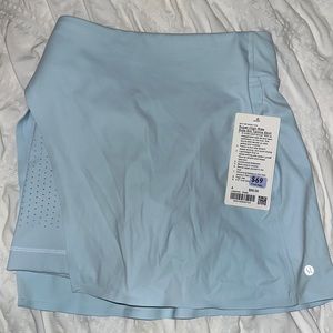 Lululemon light blue tennis skirt